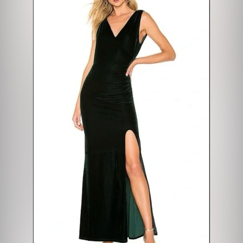 Privacy Please Deep Green Maxi Dress